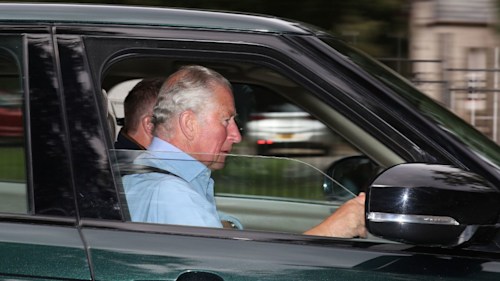 Prince Charles pictured at Balmoral following Bank Holiday visit with the Duchess of Cornwall