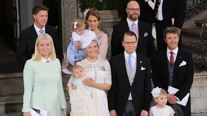 prince oscar of sweden christening
