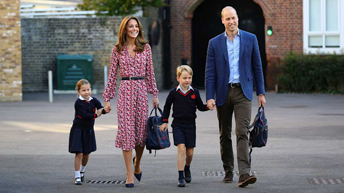 Princess Charlotte starts school