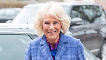 camilla parker bowles duchess of cornwall blue outfit