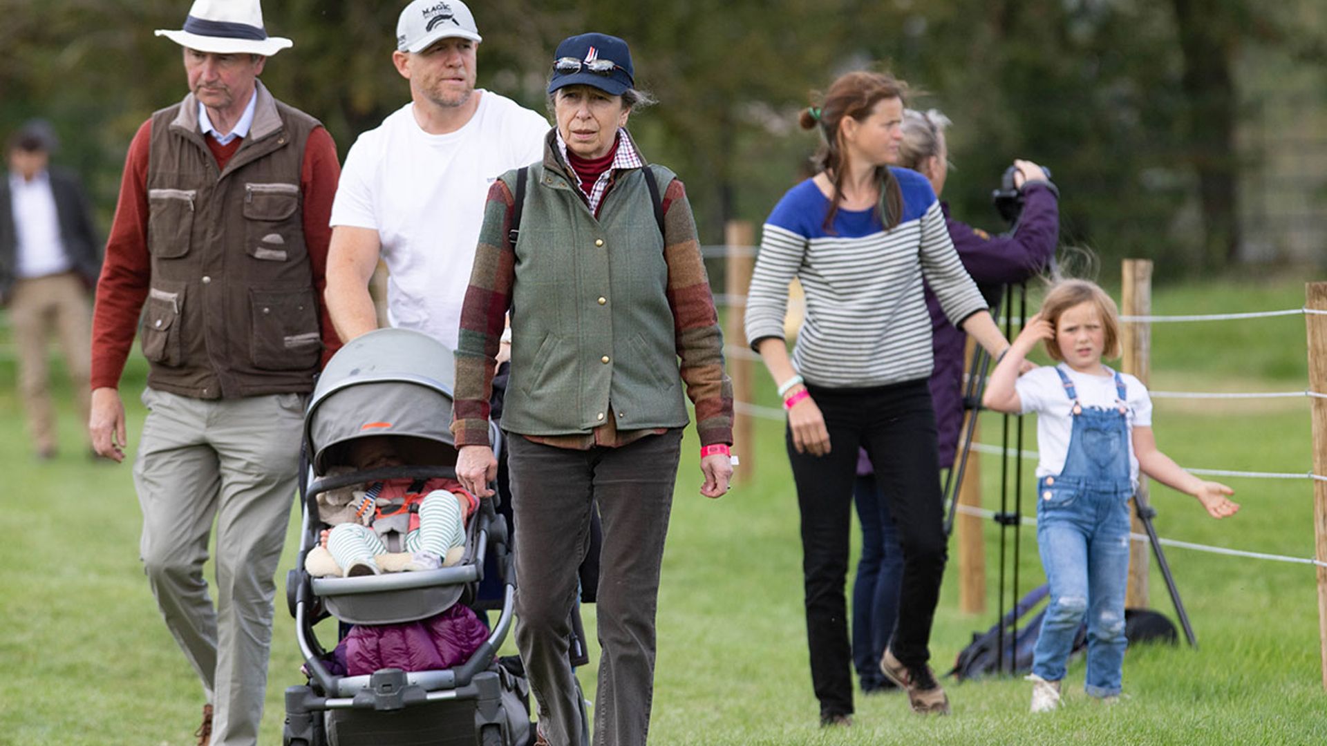 Royal news Zara Tindall supported by family after taking a tumble at
