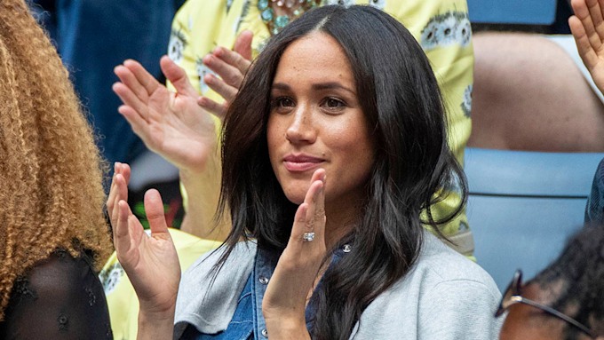 Meghan Markle surprises fans with royal wave during visit to New York ...