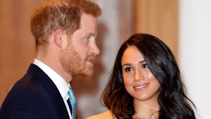 meghan markle looking prince harry