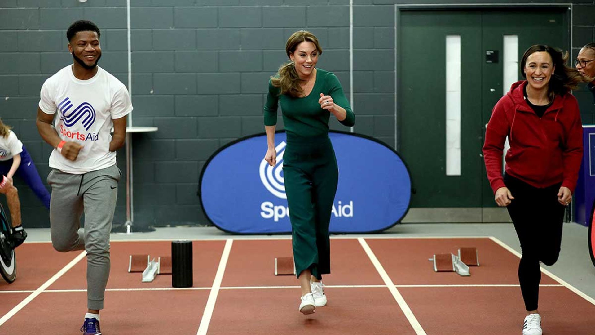 Kate Middleton gets sporty with Jessica Ennis-Hill at the London ...