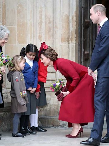 Meghan Markle and Kate Middleton reunited at the Commonwealth Day 2020 ...