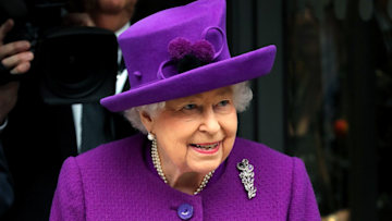 queen purple coat