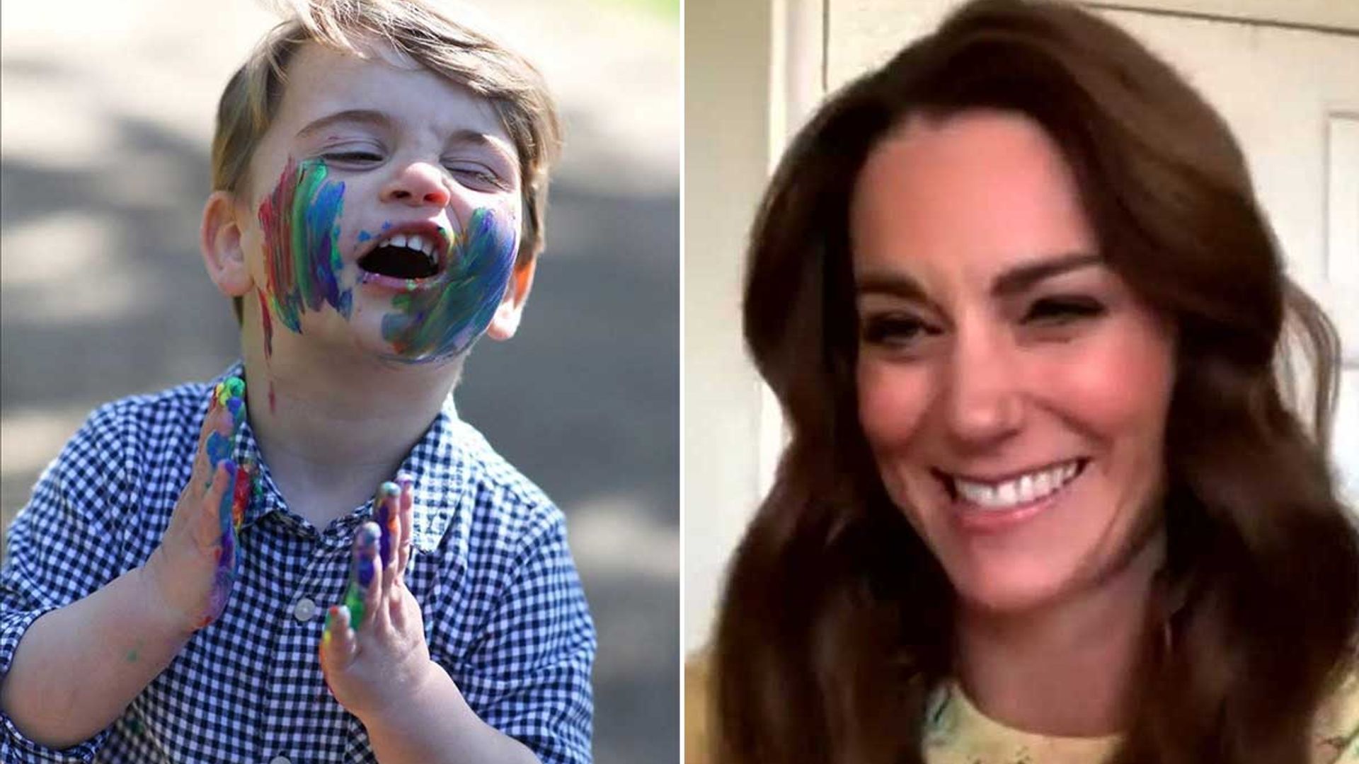 Kate Middleton reveals chaos of taking son Prince Louis' messy rainbow