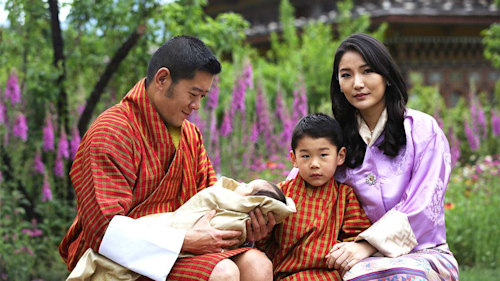 King Jigme and Queen Jetsun of Bhutan share first photos of newborn baby boy