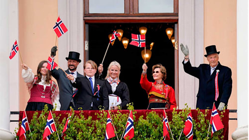Norway's royal family pose for sweet reunion photo at summer palace