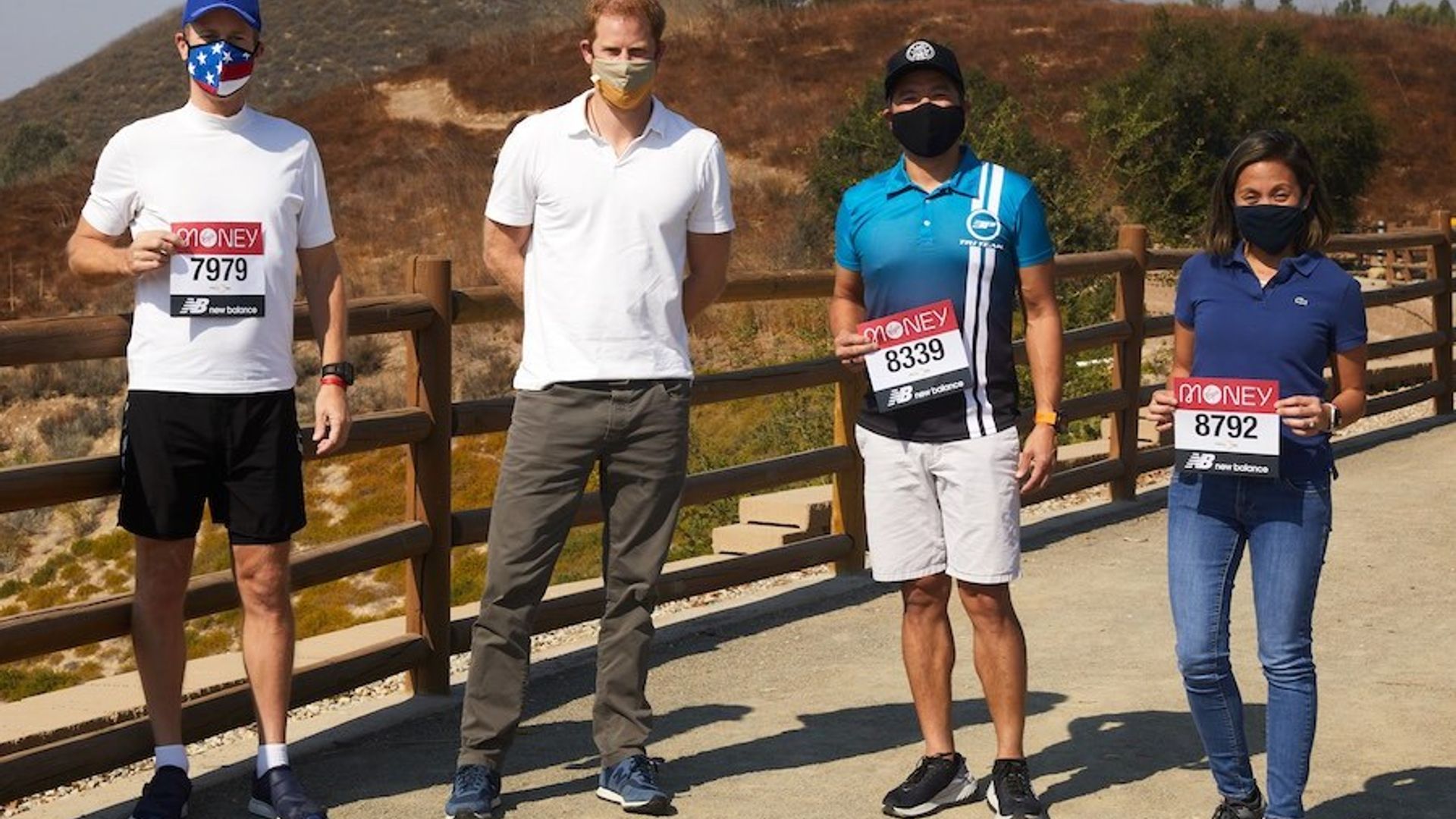 Prince Harry's huge surprise for London Marathon runners in Los Angeles