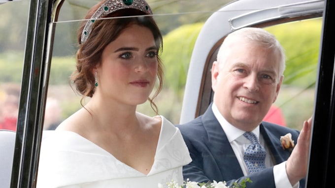 prince andrew princess eugenie wedding