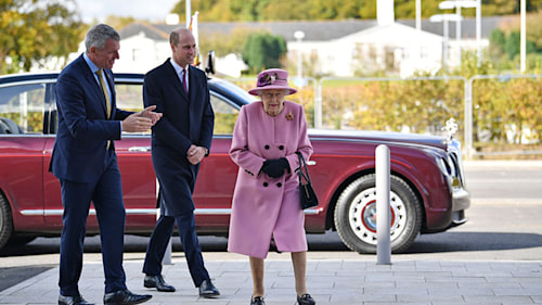 Prince William joins the Queen for her first in-person public engagement since COVID-19 lockdown