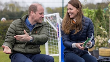 prince william kate laughing