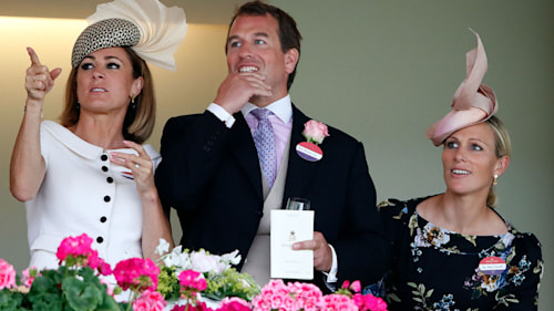 Peter Phillips joins sister Zara Tindall as he makes first public appearance since divorce