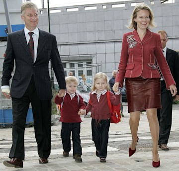 queen-mathilde-children-start-school-getty