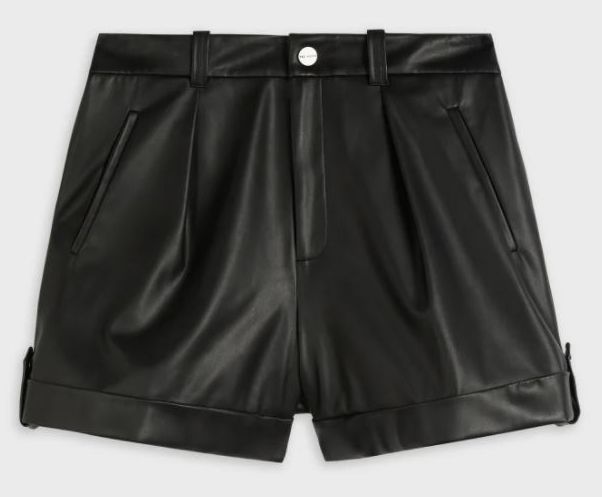 ted baker leather shorts