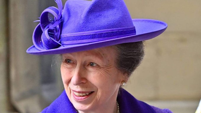 princess anne purple hat