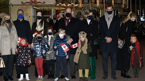 Princess Charlene misses out on festive family outing with Prince Albert and their children