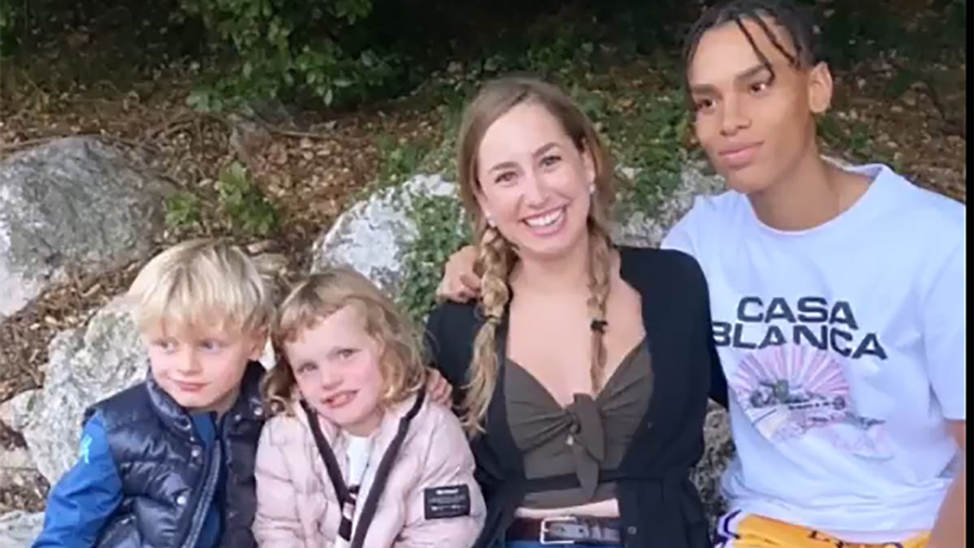 Prince Albert Of Monaco s FOUR Children Pose Together In Never before 