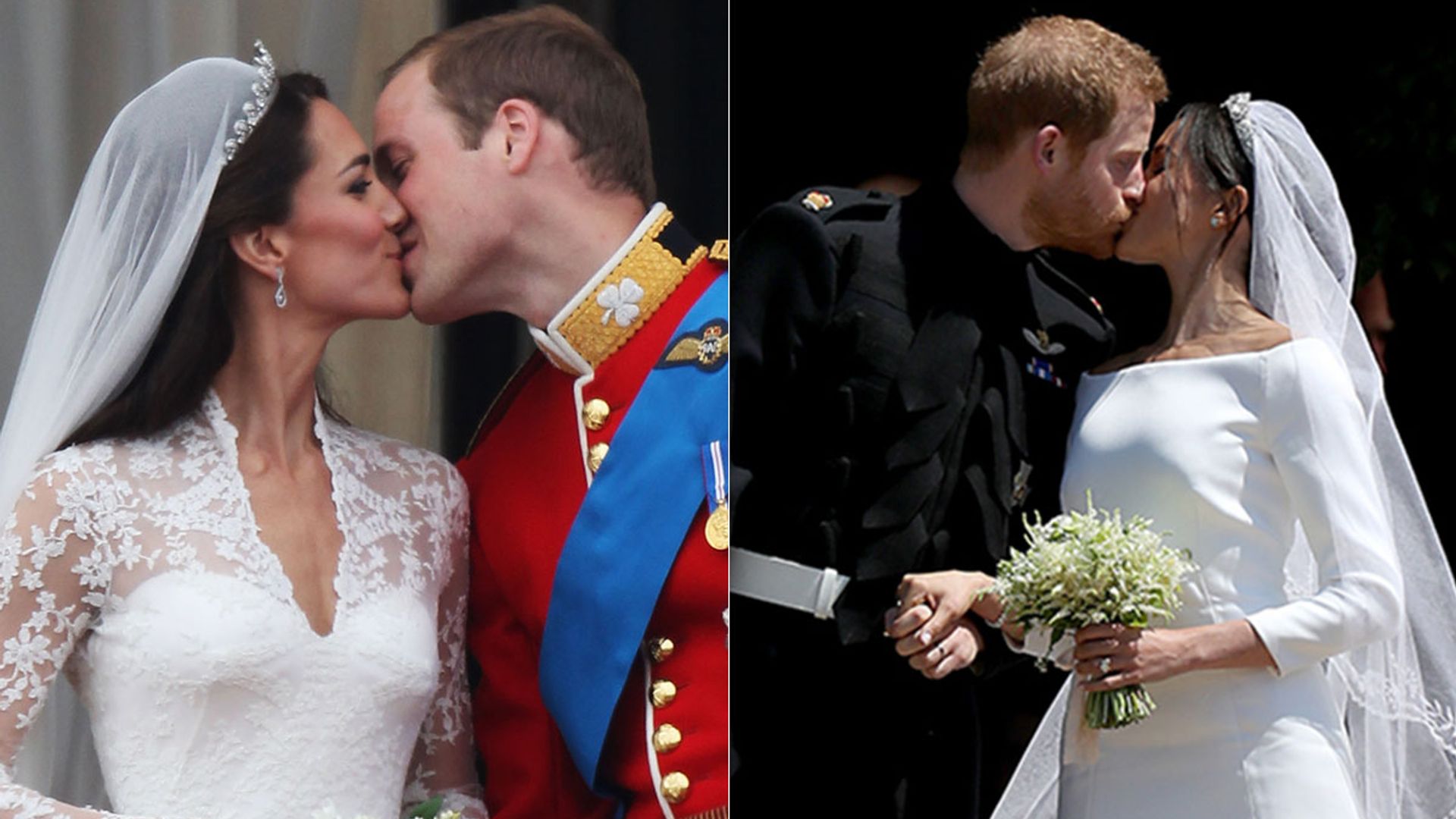 15 of the most romantic royal wedding kisses through history