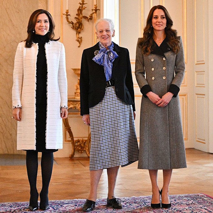 Kate Middleton reunites with Crown Princess Mary on day two of