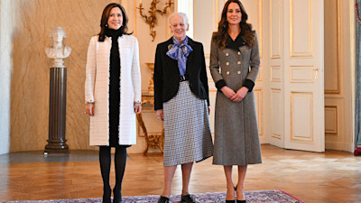 Duchess Kate reunites with Crown Princess Mary on day two of Copenhagen royal visit - best photos