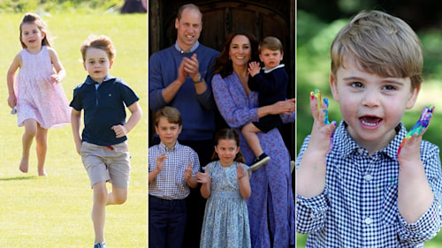 Who is looking after Prince William and Kate's children during their Caribbean tour?