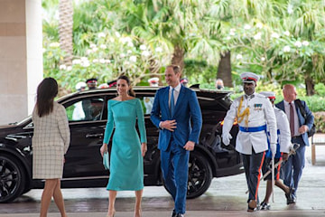 Kate Middleton and Prince William pictured at their luxurious Bahamas ...