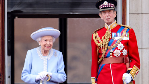 Who is the Duke of Kent and why did he join the Queen at her birthday parade?