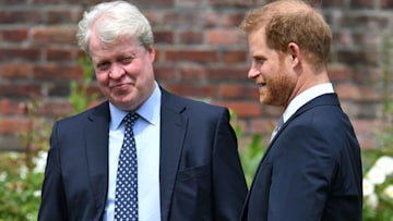 Princess Diana's brother Charles Spencer shares old family photo – and