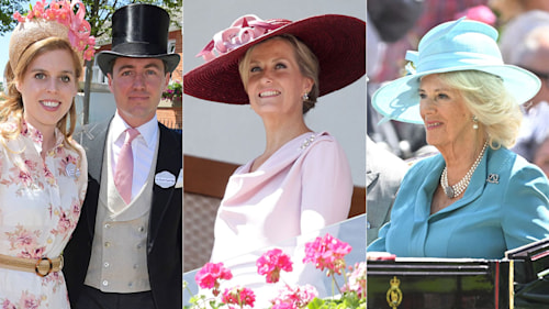 Princess Beatrice, Sophie Wessex and Duchess of Cornwall lead royal family on day one of Royal Ascot