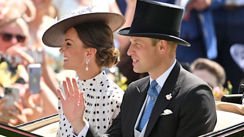 Prince William and Kate Middleton make a surprise appearance at Royal Ascot
