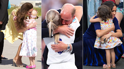 17 times the royals gave fans the biggest hugs