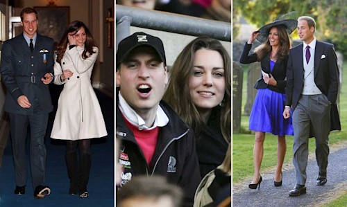 10 best photos of Prince William and Kate Middleton from their dating years