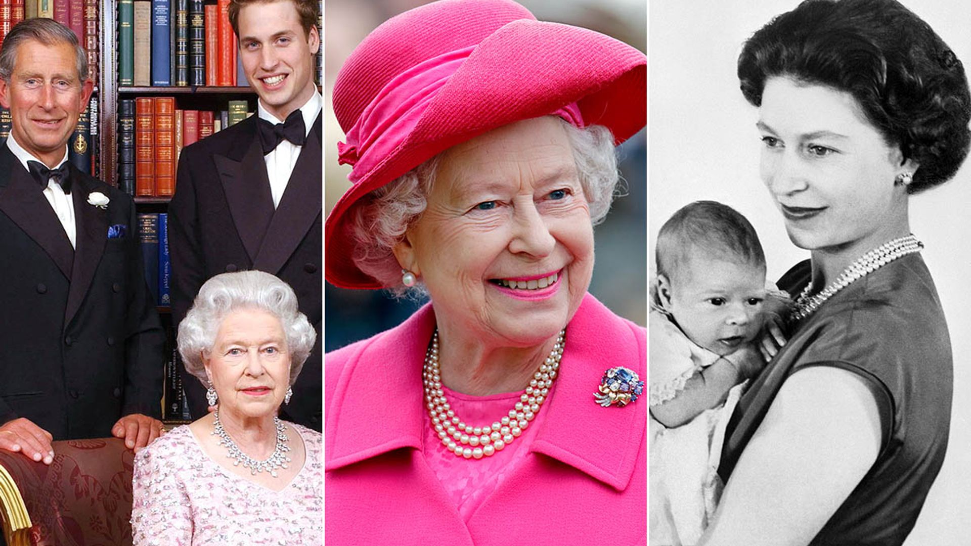 The Queen's sweetest family moments as mother, grandmother and great