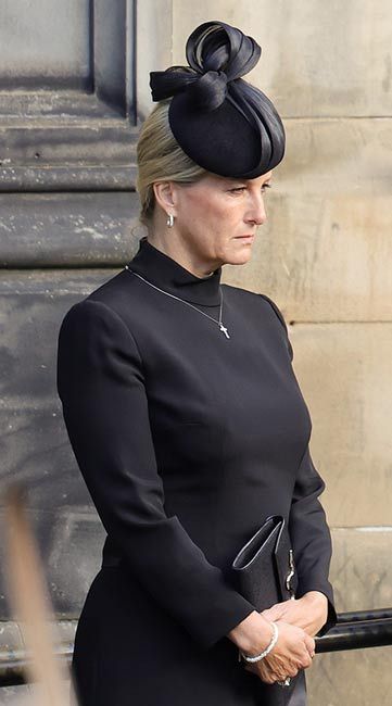 Sophie Wessex Looks Timeless In Fitted Coat For Moving St Giles ...