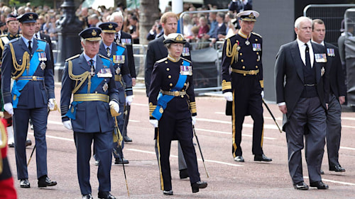 Why Prince Andrew didn't wear a uniform during the Queen's procession to Westminster Hall