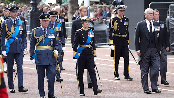 Why Prince Andrew didn't wear a uniform during the Queen's procession ...