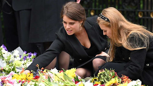 Princess Beatrice and Princess Eugenie pay tribute to their 'dearest Grannie' ahead of the Queen's funeral