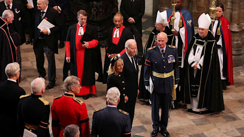 World leaders and European royals pay their respects at Queen's funeral - all the photos