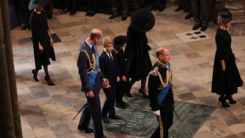 Last minute change to Queen's funeral procession involving Prince George and Princess Charlotte