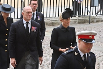 Why Mike Tindall is wearing three medals at Queen's funeral | HELLO!