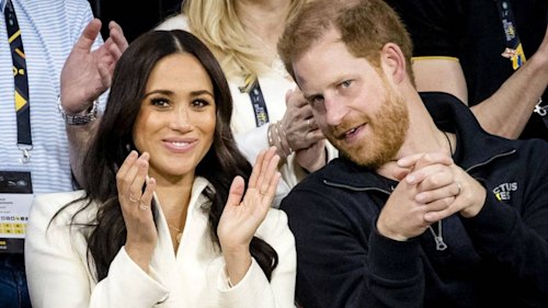Prince Harry and Meghan Markle's daughter Lilibet had the cutest reaction to her dad's dancing