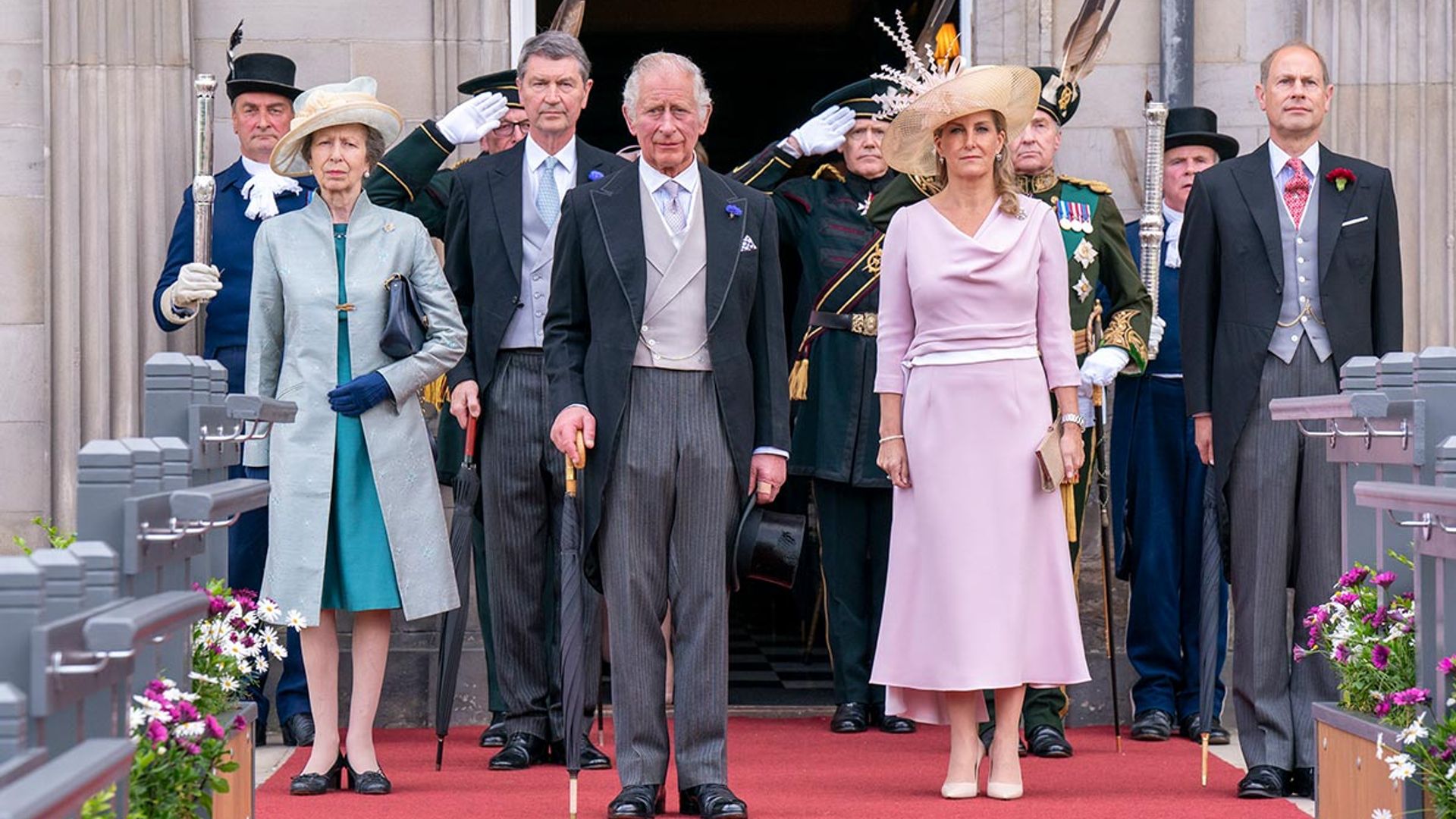 King Charles Reunites With Princess Anne And Prince Edward For First Time Since The Queens