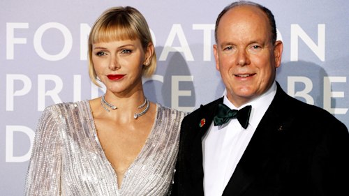 Prince Albert stuns fans by appearing in VERY rare photo with his two eldest children