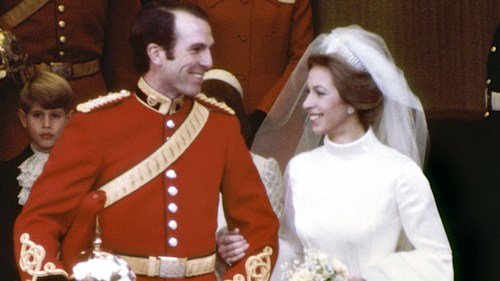 Why did Princess Anne and first husband Captain Mark Phillips divorce?