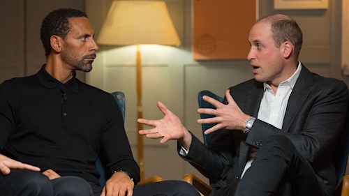 Prince William teases Rio Ferdinand over Manchester United defeat: 'He was a bit out of order'