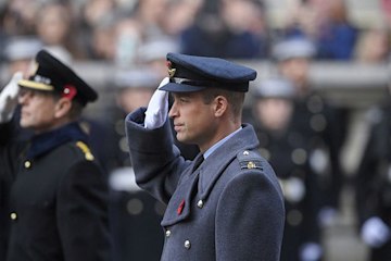 Trivdaily - Queen Consort Camilla And Princess Kate Make Sombre Appearance At Remembrance Day Service 59 Prince-William-Remembrance