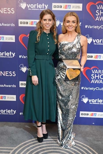 Trivdaily - Princess Beatrice Is Visibly Moved By Touching Tribute To Prince Philip At Poignant Event 58 Princess Beatrice With Katherine Jenkins