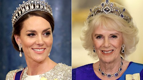 Queen Consort Camilla and Princess Kate wore the same Queen brooch at banquet - find out why